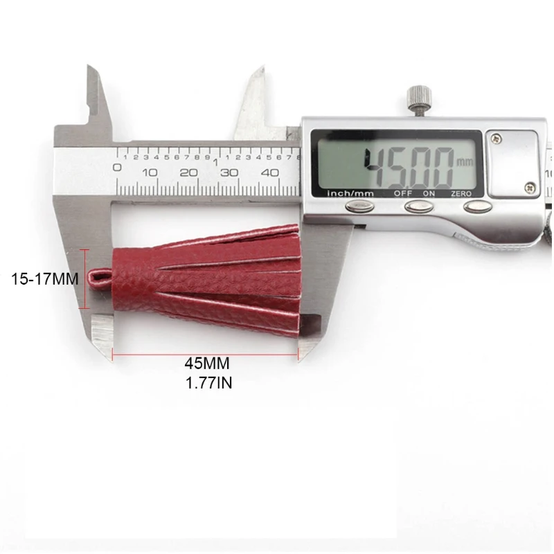 

1 Pc Mini PU Leather Tassel Charm Keychain Ornament for Women DIY Handbag Purse Keys Wallet Decoration Bag Accessories 23 Colors