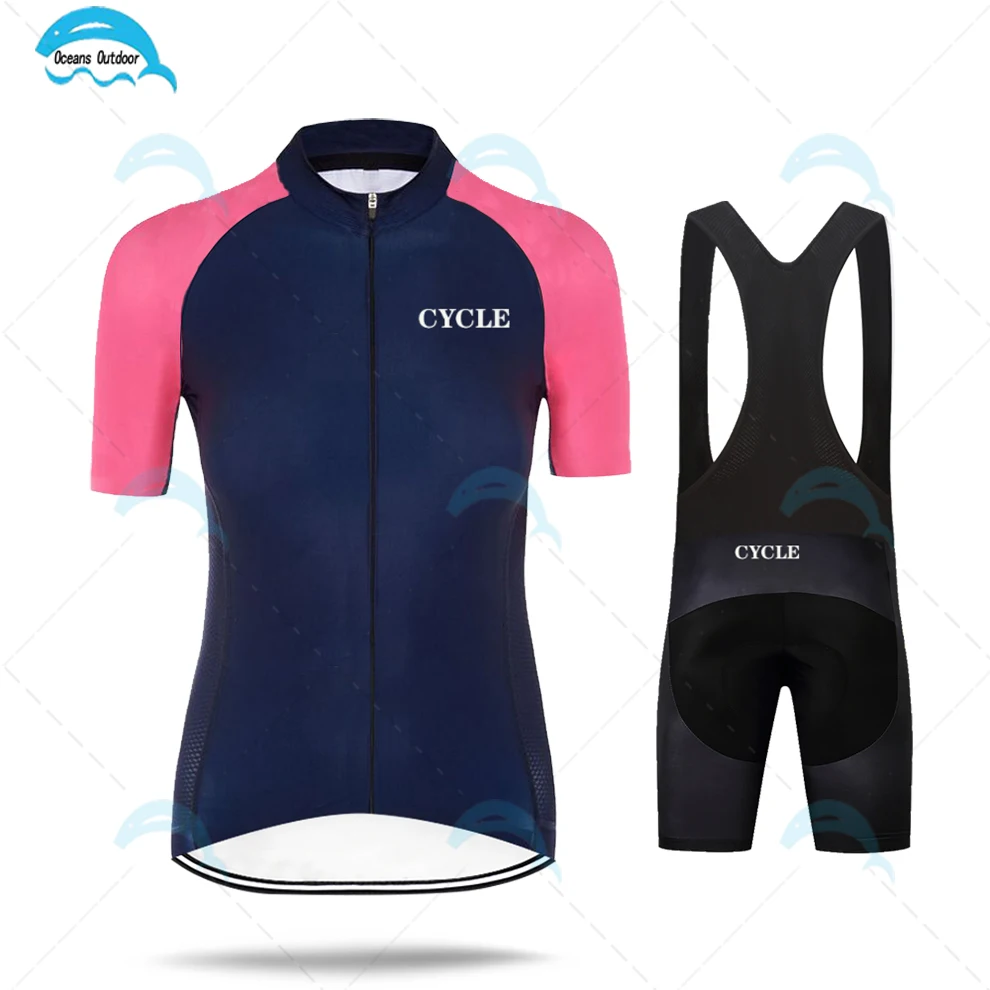 

Woman 2020 Cycling Jerseys Bicycle Wear Bib Gel Sets Clothing Ropa Ciclismo Uniform Maillot Sport Wear Quick Dry Clothes