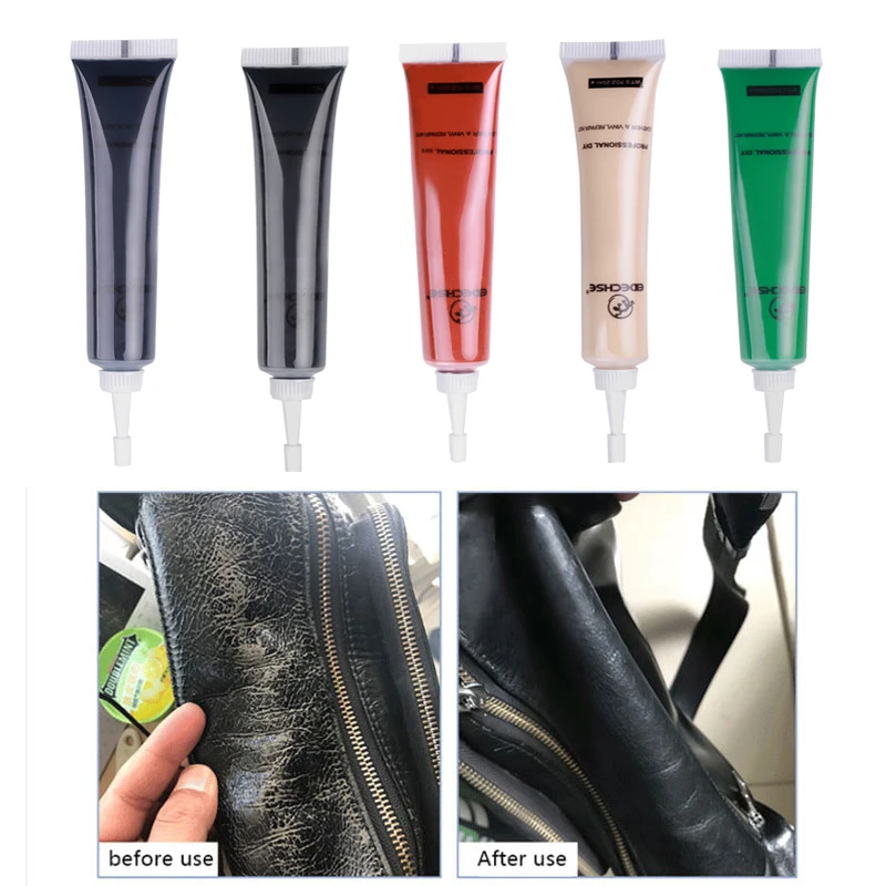 

20ml Leather Repair Gel Colorful Car Repair Scratches Cracks Home&Car Seat Leather Complementary Refurbishing Cream Repair Paste