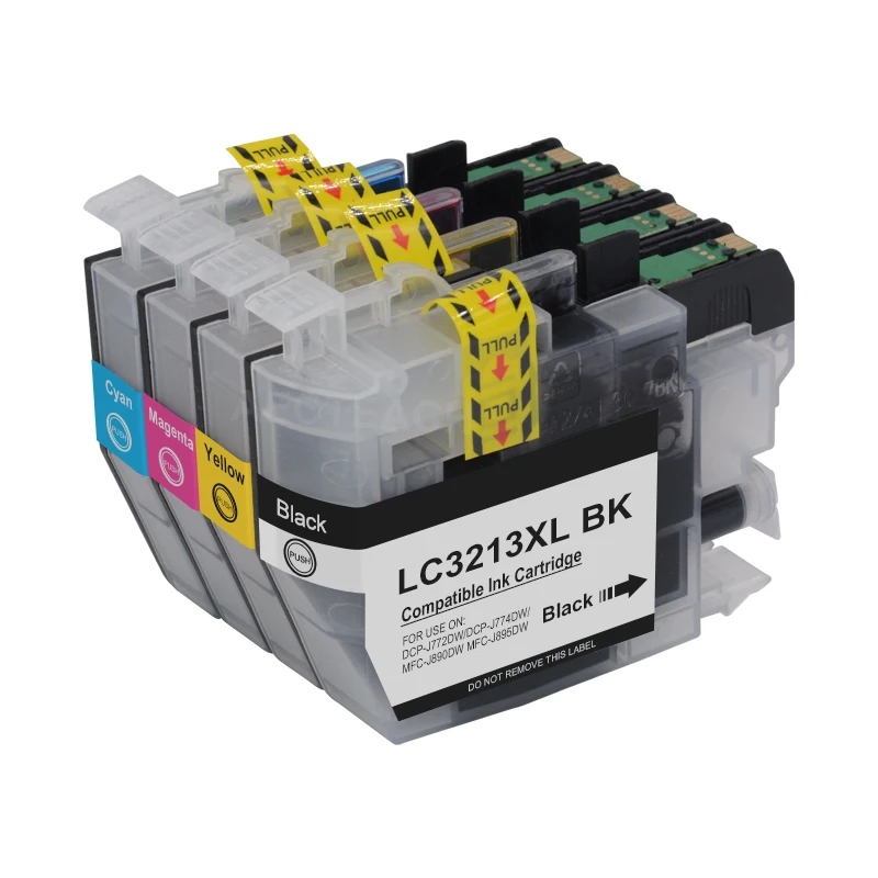 Aecteach Новый совместимый принтер чернильный картридж для принтера Brother LC3211 LC3213