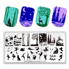 Трафарет для стемпинга ногтей, из нержавеющей стали