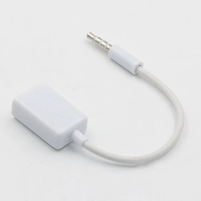 3 5 мм штекер aux аудио разъем к usb 2 0 гнездо преобразователь кабель Автомобильный