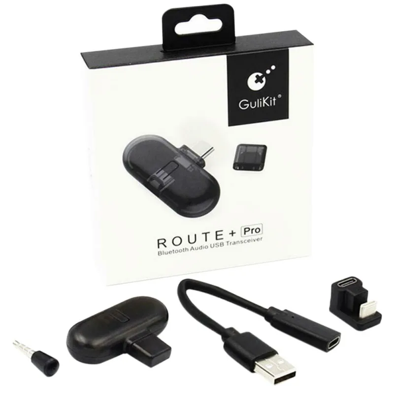 Беспроводной приемник наушников для Bluetooth адаптер Route с USB C кабелем карт памяти