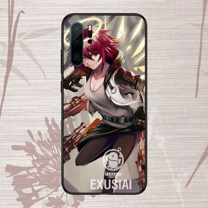 

Exusiai Arknights Phone Case For Huawei P20 P30 P40 lite Pro P Smart 2019 Mate 10 20 Lite Pro Nova 5t