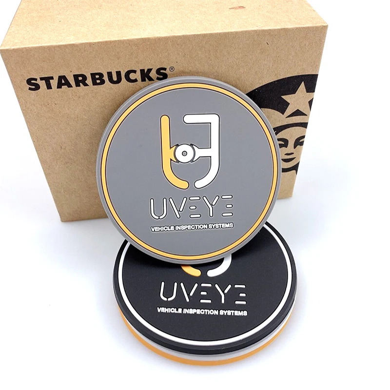 Рекламные подарки подставки для чашек с гравировкой и тиснением мягкие