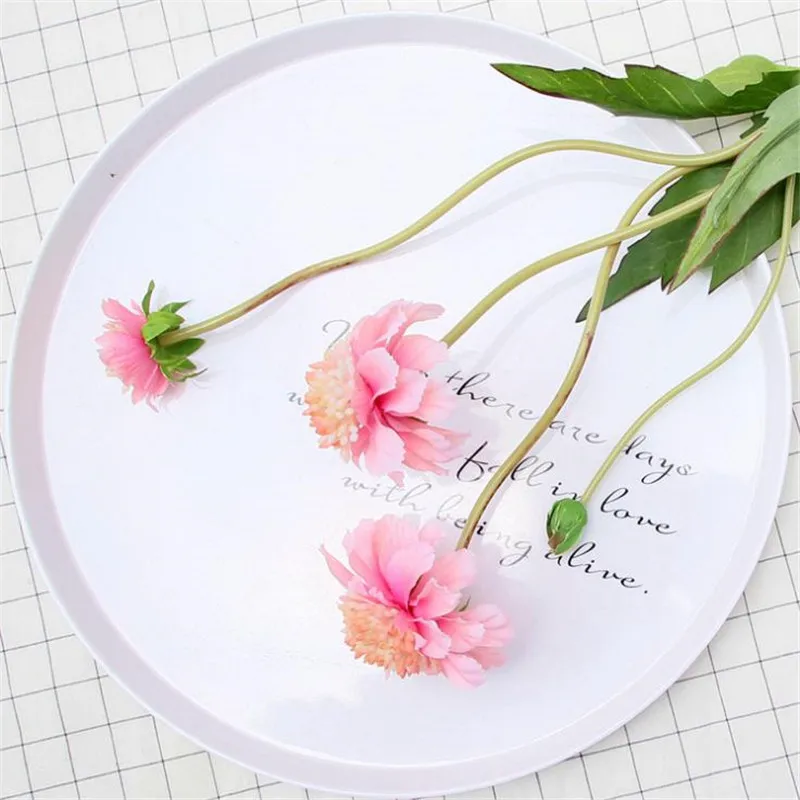 

7Pcs Fake Short Stem Cosmos (4 stems/piece) 18.9" Length Simulation Autumn Sakura for Wedding Home Decorative Artificial Flowers