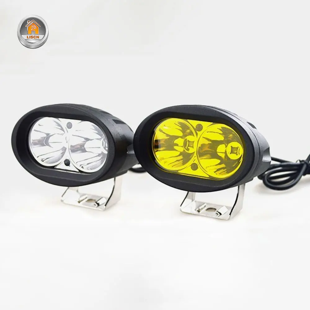 2Pcs 20W LED Headlights Work Light Spotlight 6000K Driving Fog Lamp Offroad Car Truck Motorcycle Tractor 12V 24V | Автомобили и