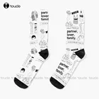 Носки с изображением Микки милкович для женщин, индивидуальные носки унисекс для взрослых и подростков, молодежные модные новые