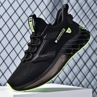 brand mens shoes blade running shoes for men new breathable mesh no slip shock absorption trend sports jogging fitness shoes