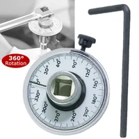 12 inch drive torque wrench professional adjustable angle gauge meter measure tool 360 degree rotation for car garage tool