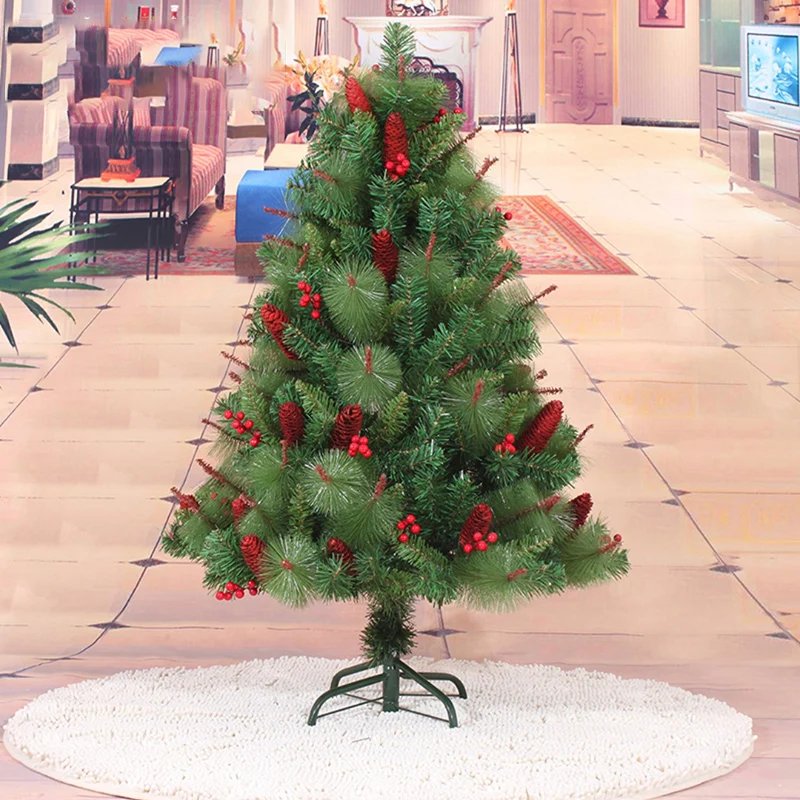 

Искусственная Рождественская елка для домашнего декора, красные бутоны, имитация цветов, Рождественское украшение, детские новогодние под...