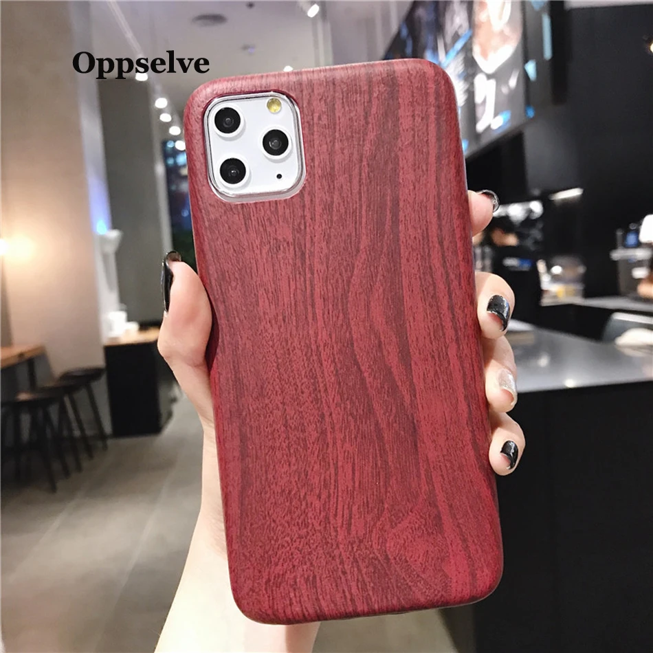 

Luxury Soft TPU Phone Case For iPhone 11 Pro Max 7 8 6 6s Plus 7Plus 8Plus X XS MAX XR Wooden Grain Silicone Coque Funda Capinha