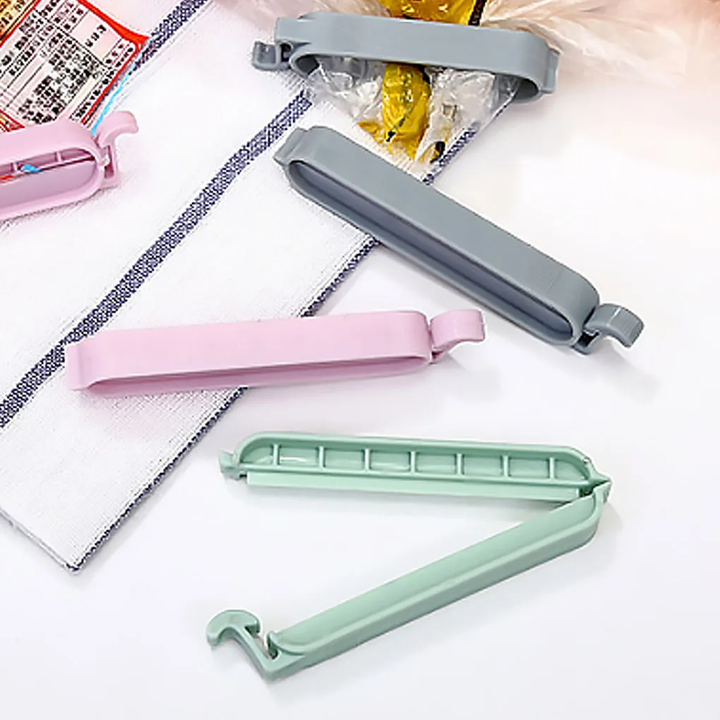 

12Pcs/set Plastic Bag Sealer Snack Fresh Food Storage Bag Clips Kitchen Tool accessories Mini Vacuum Sealing Clamp Food Clip