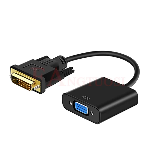 FANGTUOSI HD 1080P DVI штекер к VGA гнезду адаптер 24 + 1 25 контактный 15 гнездовой кабель