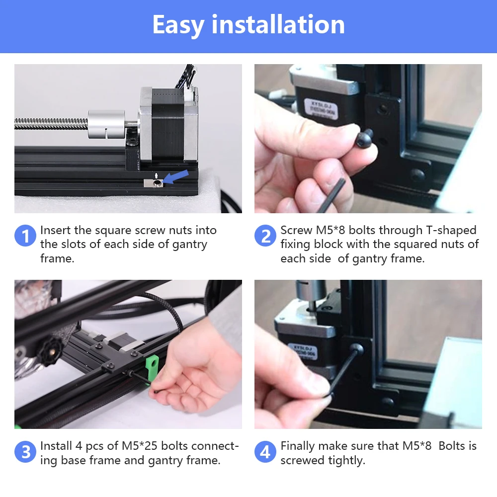 AW 3D Plus Size Frame FDM 3D Printer S8 3d Filament Extruder  Upgraded Magnetic Build Plate Printing DIY KIT Free shipping.