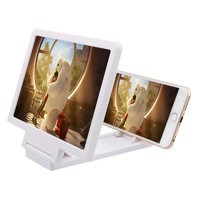 

JETTING 3D Movie Screen Enlarge Magnifier HD Projector Portable Folding Stand Mobile Phone Lens for Smart Mobile Phones