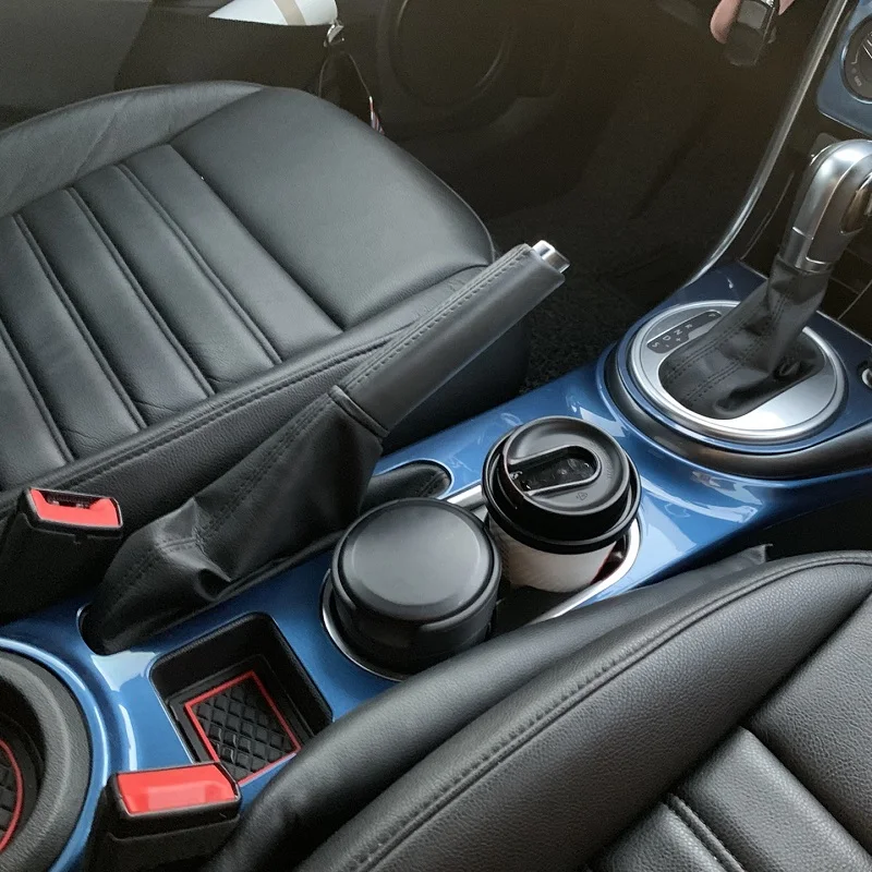 Пластиковая Автомобильная накладка на крышку панели КПП центральной консоли формовочная Накладка для Volkswagen Beetle 2013 Стайлинг