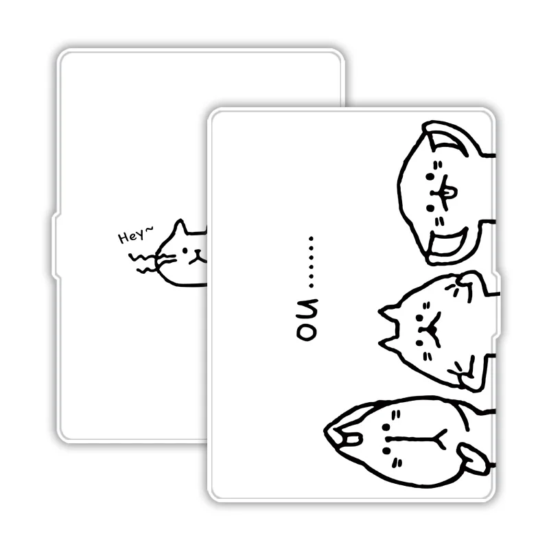 Цветной защитный чехол из ПУ кожи с рисунком умный аксессуары для Kindle Paperwhite