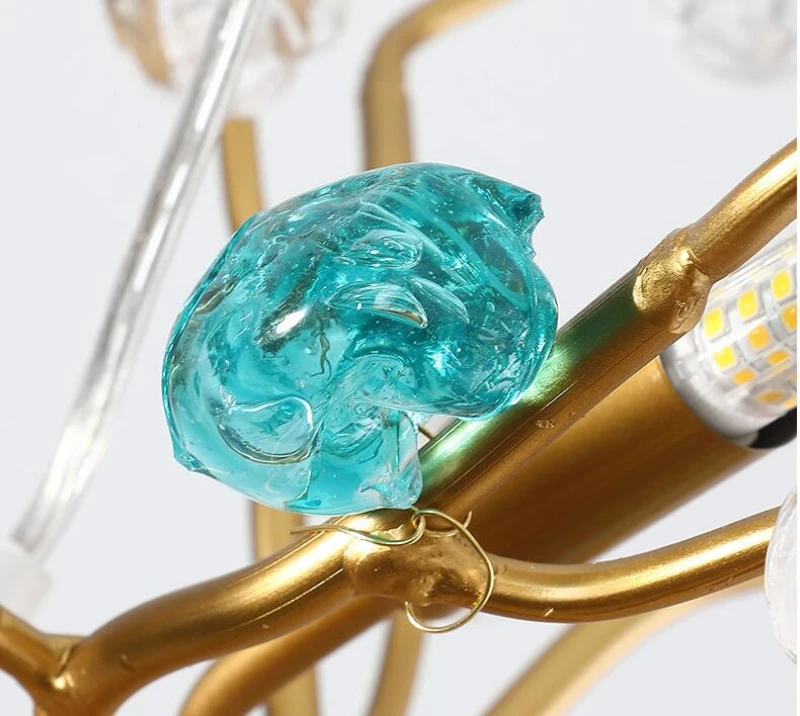 

LED Chandelier Modern Personality Hotel Decoration Light Golden Restaurant Light Wedding Decoration Light