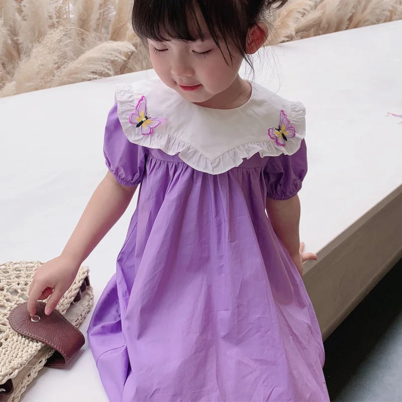 

Детское платье для девочек с коротким рукавом Детское Платье милое стильное платье принцессы 2021 летнее платье Детские наряды