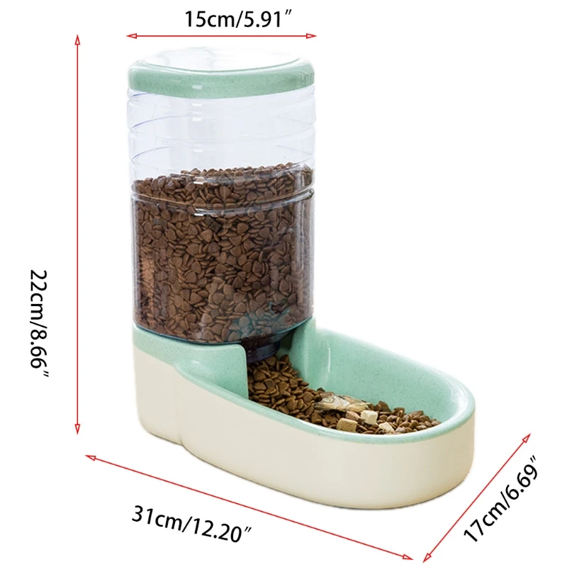 

Automatic Pet Drinking Water Feeder Integrated Pet Food Bowl Silent Water Fountain Pump Large Capacity Pet Drinking Supplies for