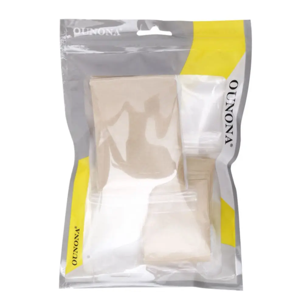 

OUNONA 200pcs Drawstring Tea Bag Empty Tea Pouch Bags for Loose Leaf Tea Powder Herbs (White)