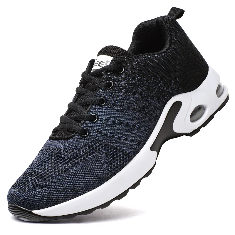 

Качественные мужские кроссовки с воздушной подушкой, уличная прогулочная обувь, мужская сетчатая дышащая обувь, мягкие Повседневные кросс...