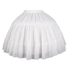 Женская юбка в стиле Лолиты, для косплея, вечевечерние, выпускного вечера, фатиновая Пышная юбка в стиле кринолина, короткий подъюбник