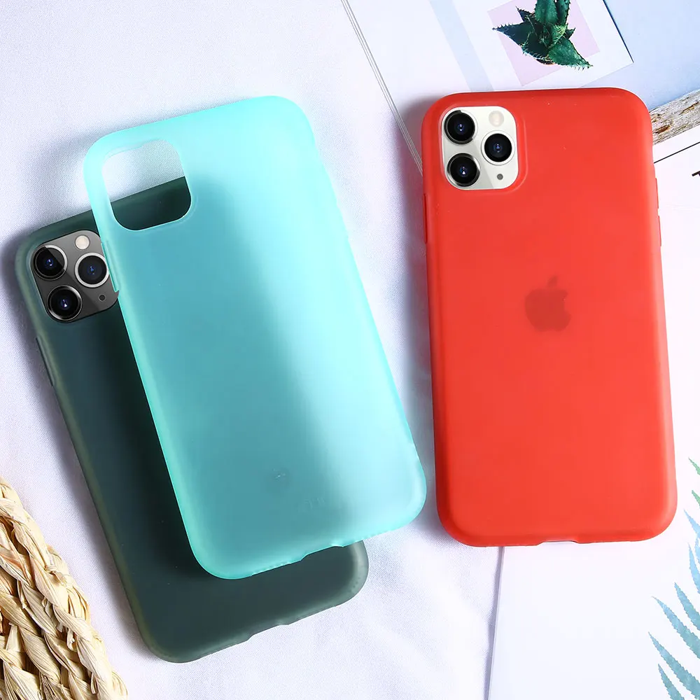 Матовый Силиконовый чехол для iPhone 11 Pro XS Max XR X 7 8 Plus|Бамперы| |