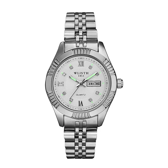 2020 бизнес модель дизайн из нержавеющей стали золотые парные часы деловые мужские