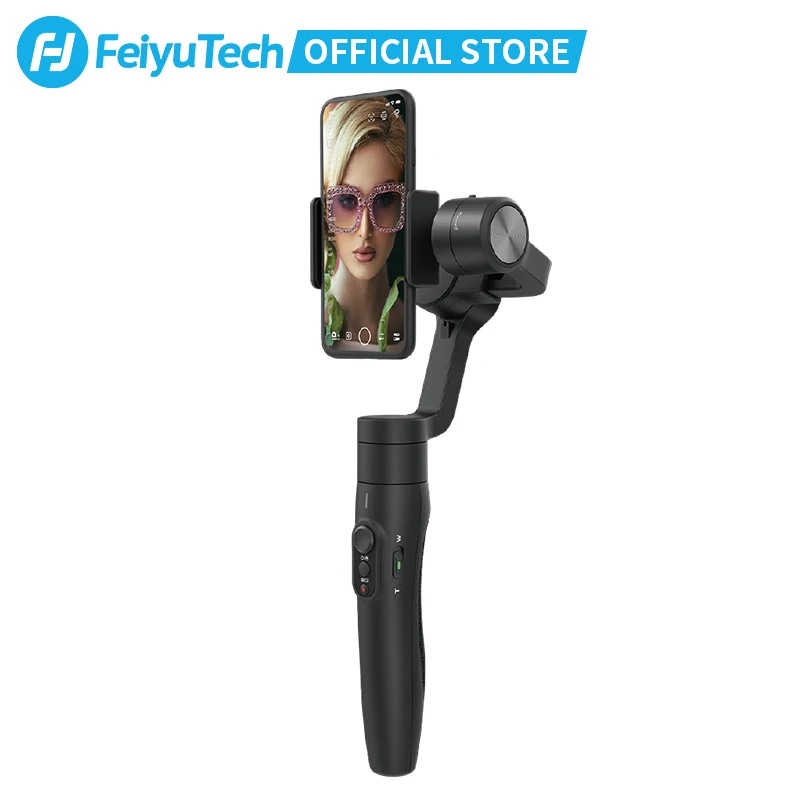 FeiyuTech Vimble 2 Feiyu 3-осевой Карманный карданный стабилизатор для смартфона, растяжимый шест Штатив для iPhone X 8 XIAOMI samsung - Цвет: Vimble 2S tripod