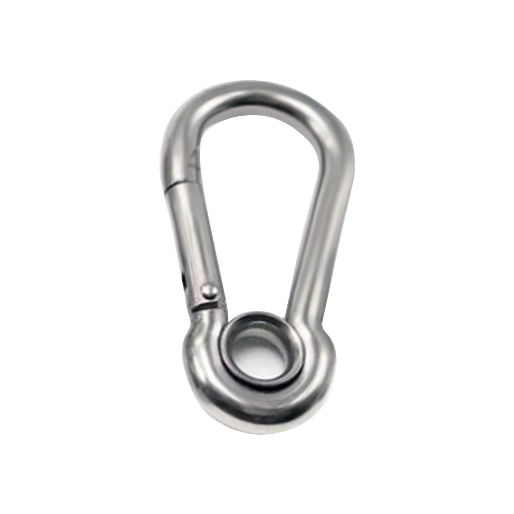 304 из нержавеющей стали альпинистская Пряжка мини серебро Весна Карабин брелок