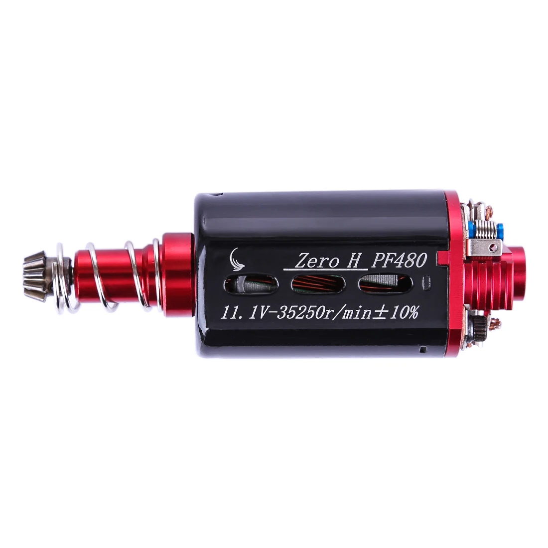 480 Long-Axis 11.1-35250rpm Strong NdFeB Magnet Hollow High Speed DC Motor With Motor Gear For XWE M4 Gearbox Color Radom
