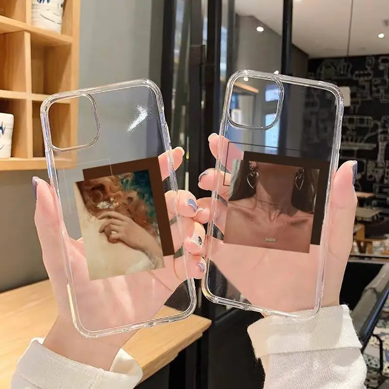 

fashion Collage beautiful Art sexy girl Phone Case Transparent for iPhone 6 7 8 11 12 s mini pro X XS XR MAX Plus SE cover funda