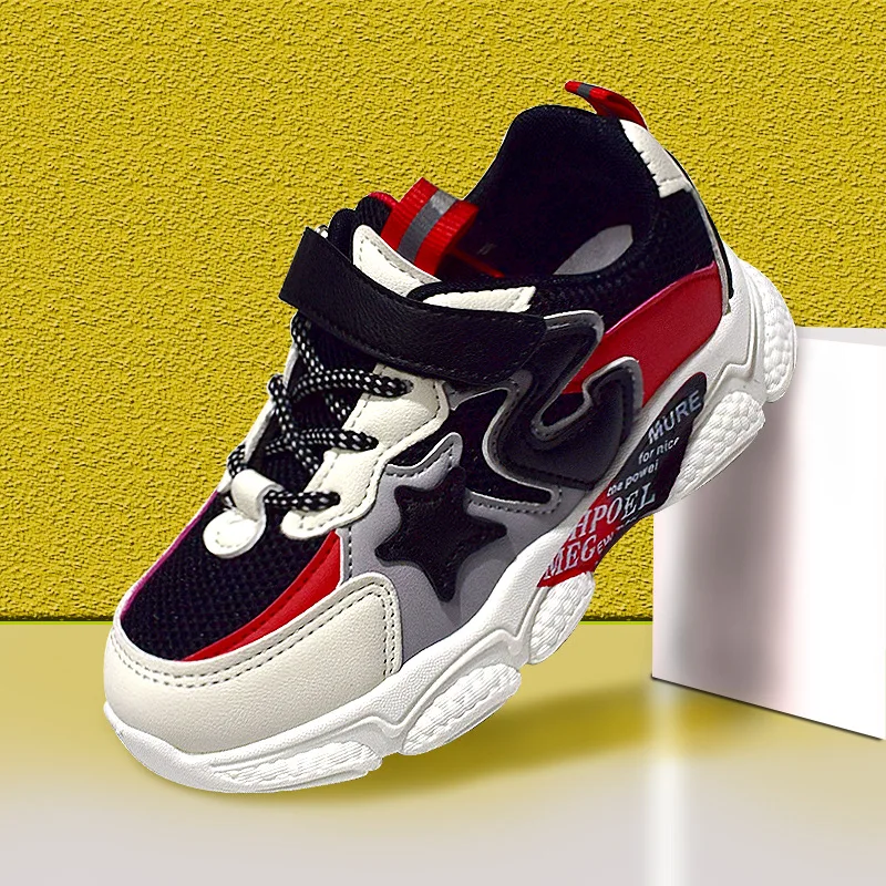 

Children's Shoes Spring Boys Shoes Girls Sports Shoes 2021 New Mesh Soft Sole Casual Shoes
