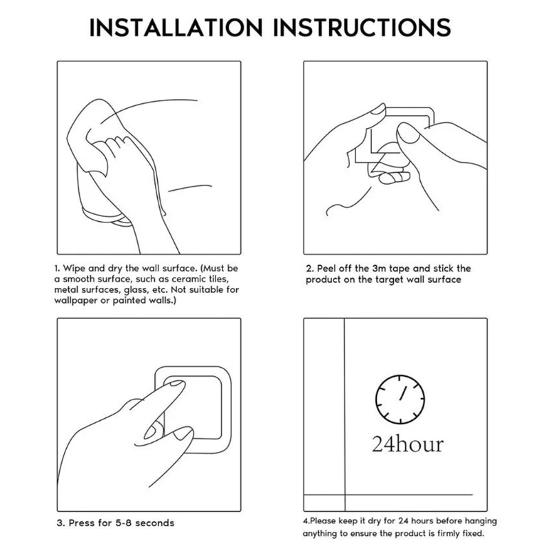 

Towel Ring Adhesive Towel Rack Hand Towel Bar for Bathroom, Stainless Steel