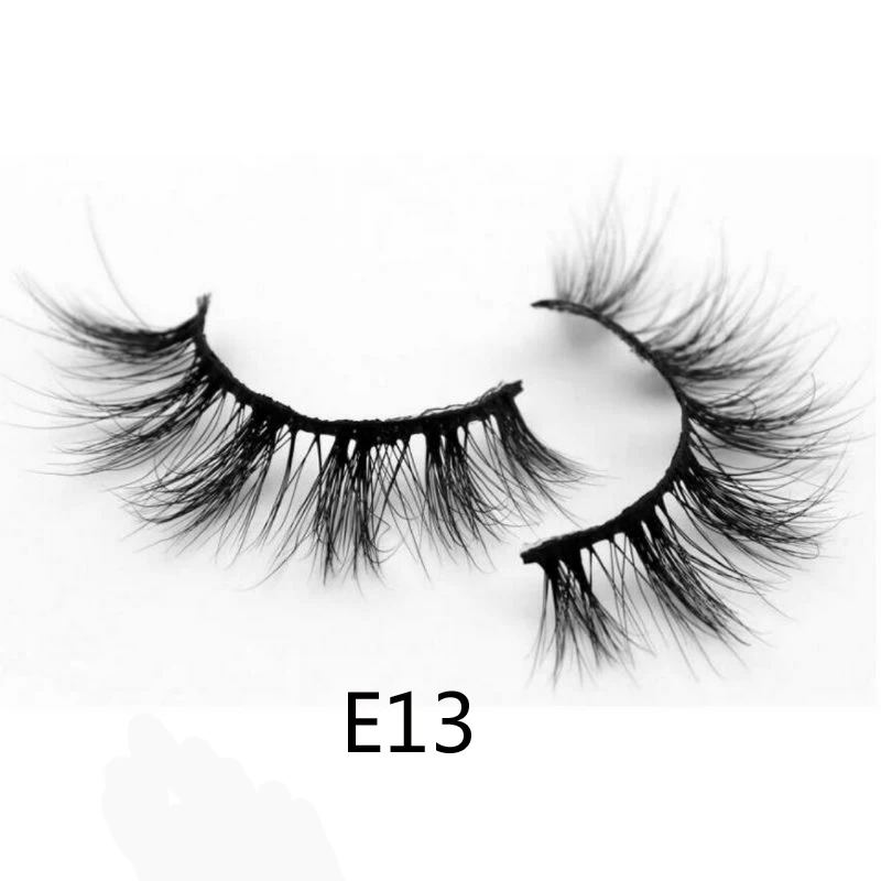 3D накладные ресницы из меха норки густые натуральные норковые для наращивания