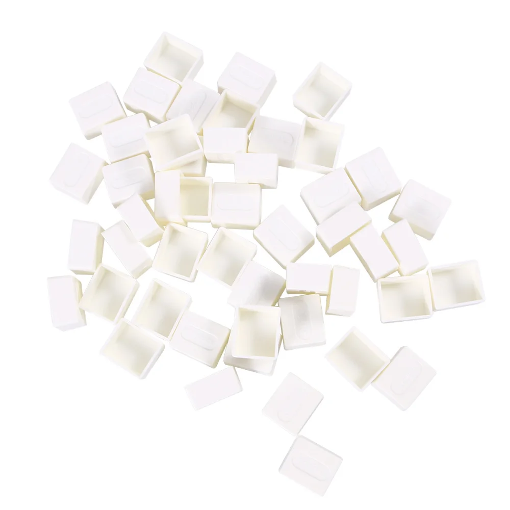 

50pcs Watercolor Paint Pan Empty Watercolor Half Pans for Painting