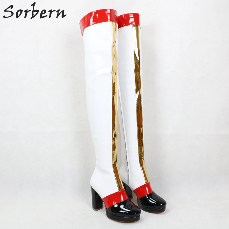 Сапоги на блочном каблуке под заказ разные цвета | Обувь