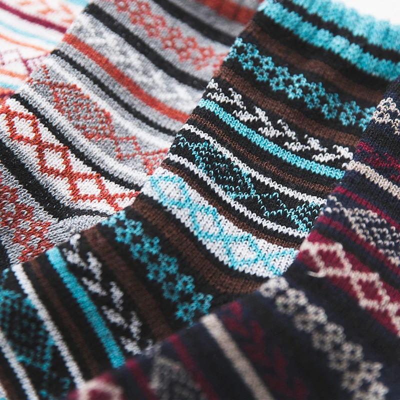 HSS брендовые модные зимние мужские носки теплые толстые шерстяные полосатые