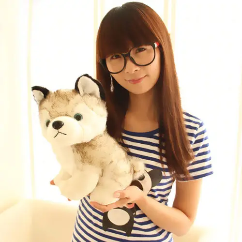 

18cm Plush Doll Soft Toy Husky Dog Baby Kids Cute Stuffed Toys Gift New Dog Pet
