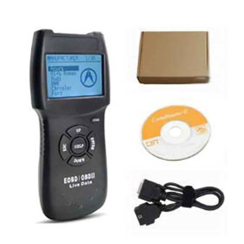 Новейший V2021 OBD2 сканер D900 Автомобильный диагностический интерфейс Считывание