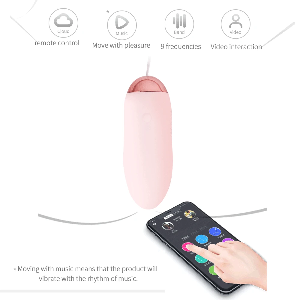 Smart Phone APP Control Jump Eggs Vibrator Sex Toys Kegel Vaginal Ball For Women USB Vibrating Vagina Tight Exercise Geisha | Красота и