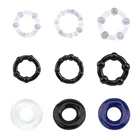 3 шт.компл. Силиконовое прозрачное бриллиантовое кольцо для волос для мужчин, долговечное эрекционное кольцо, секс-игрушки