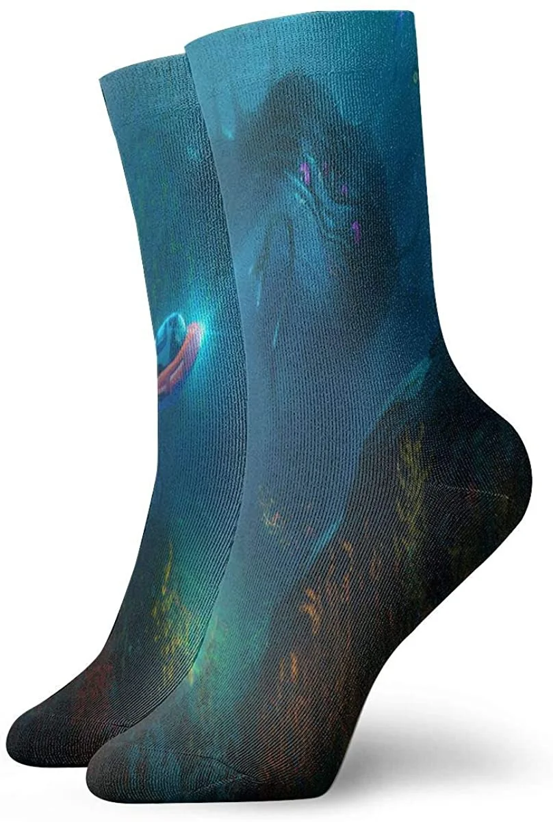 

Subnautica Gaming Socks Crew Funny Casual Unisex Adult Men Kids Anime Printing Ankle Toddler Cozy Cushioned Sock Cool