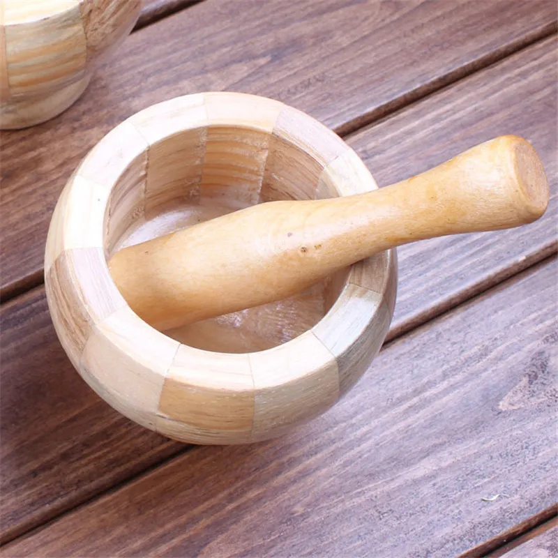 1 набор деревянных смесителей и пестиков для чеснока имбиря специй миксера