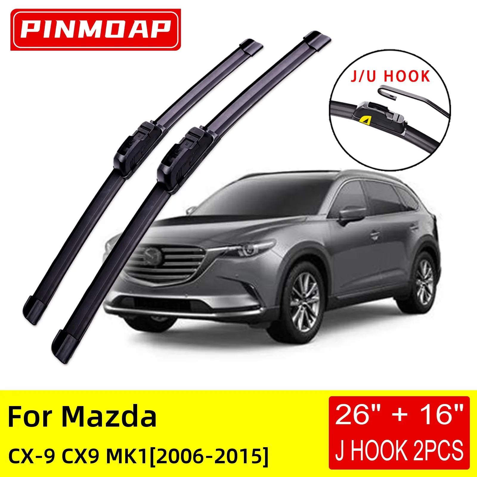 

Передние щетки стеклоочистителя для Mazda CX-9 CX9 MK1 2006 2007 2008 2009 2010 2011 2012 2013