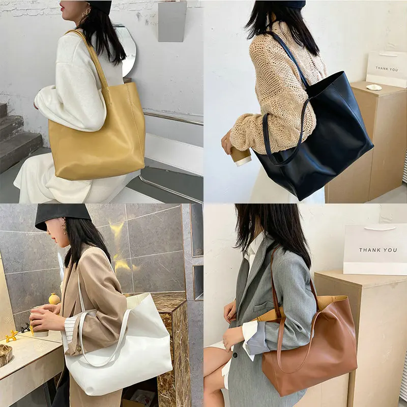 

Shoulder Bag Handbag Large Style Tote Satchel Women's Leather Ladies