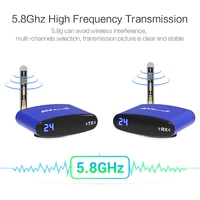 redamigo 5 8ghz wireless av audio video transmitter receiver 200m av audio sender receiver with ir input for hd tv box rte535