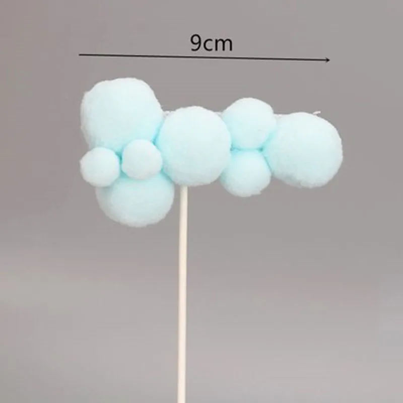 10 шт. Топпер для торта персонализированное облако радуга воздушный шар топперы